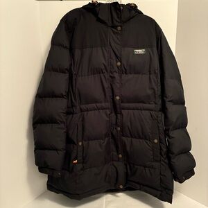 L.L. Bean Women's Mountain Classic Down Parka Black Plus Size 1X